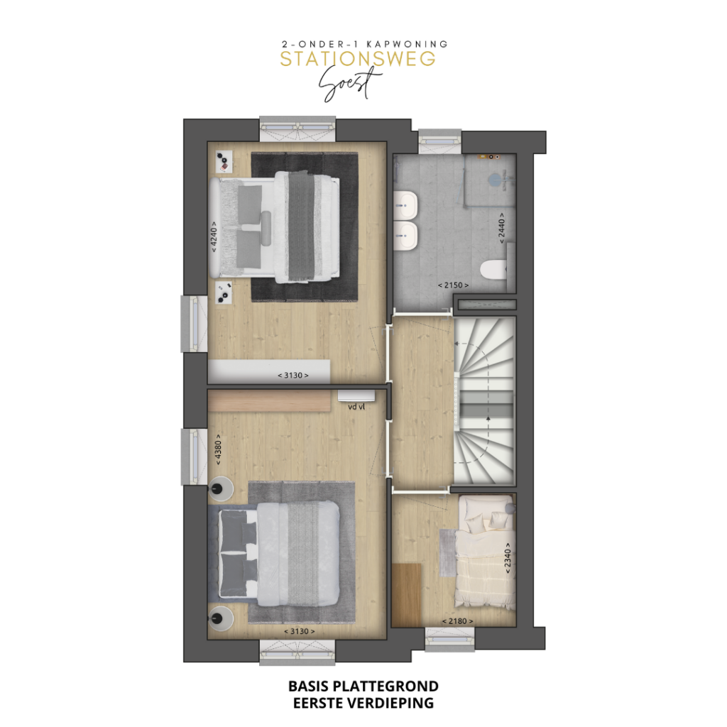 Basis Eerste verdieping optietekening